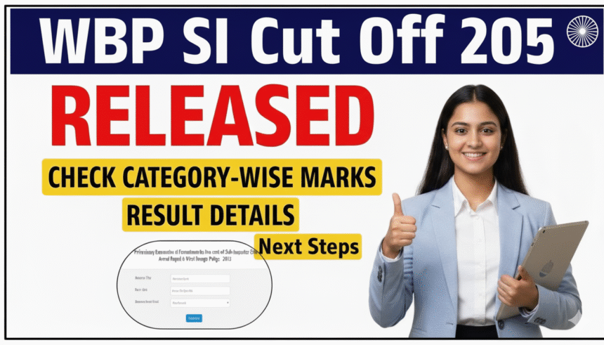 WBP SI Cut Off 2025 Released