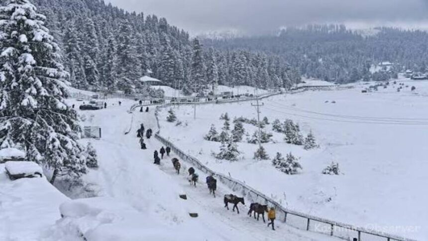 Kashmir Shivers as Temperatures Plunge Below Freezing