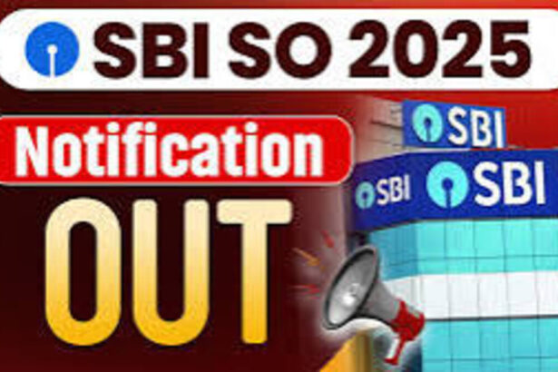 SBI SO Recruitment 2025 Begins: Apply for 996 Specialist Officer Posts